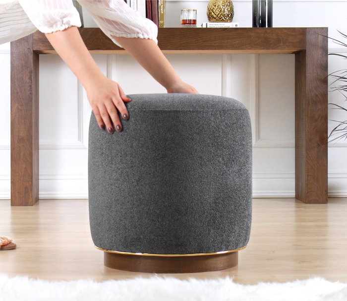 Atelier Del Sofa Puf Zeone Gris